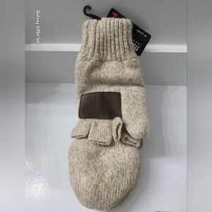 3M Thinsulate Fingerless Convertible Mittens Gloves Men's Thinsulate 40g